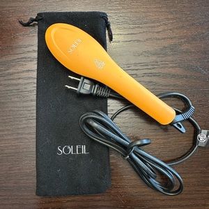 Orange Hair Straightening Brush